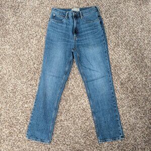Like-New Everlane The Way-High Slim Organic Cotton Crop Jean